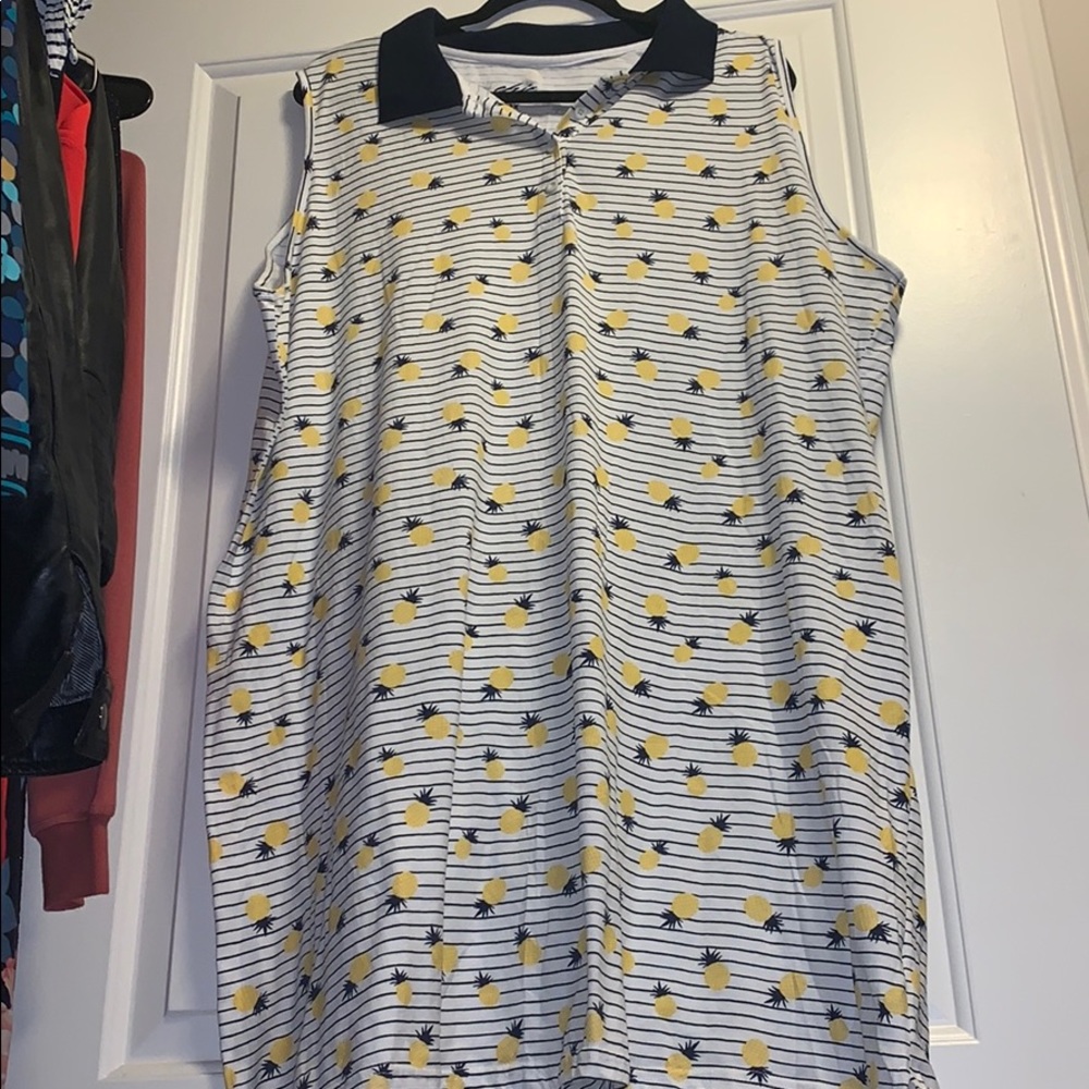 Summer pineapple decorated dress!!!